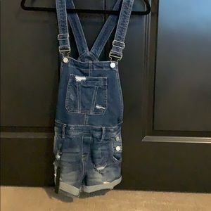 New denim overalls!